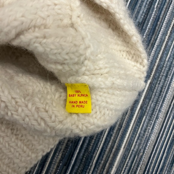 Catherine Malandrino Baby Alpaca Knit Bolero Shrug Chunky Sweater Size US S - Picture 8 of 9